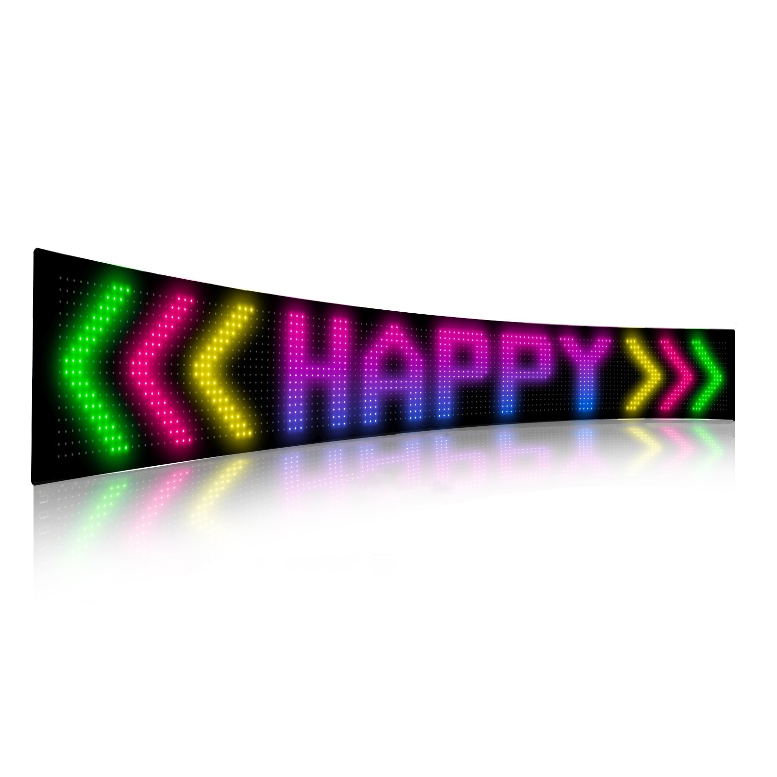 Programmable LED Matrix Panel Flexible Screen IP65 with APP Control 192*1330mm